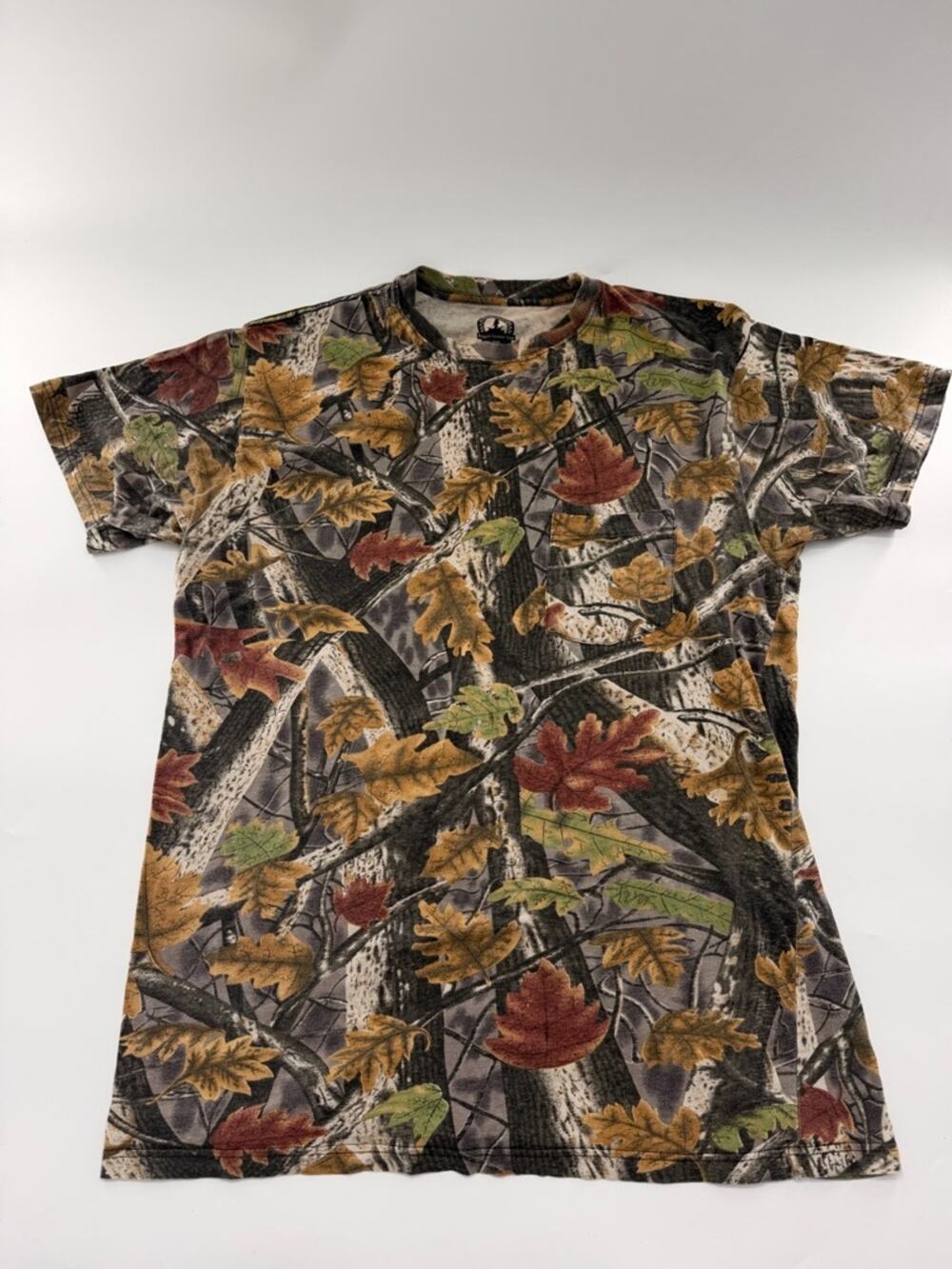 Master Sportsman Rugged Outdoor Gear Camo T Shirt Pocket Tee Camouflage XXL Mens